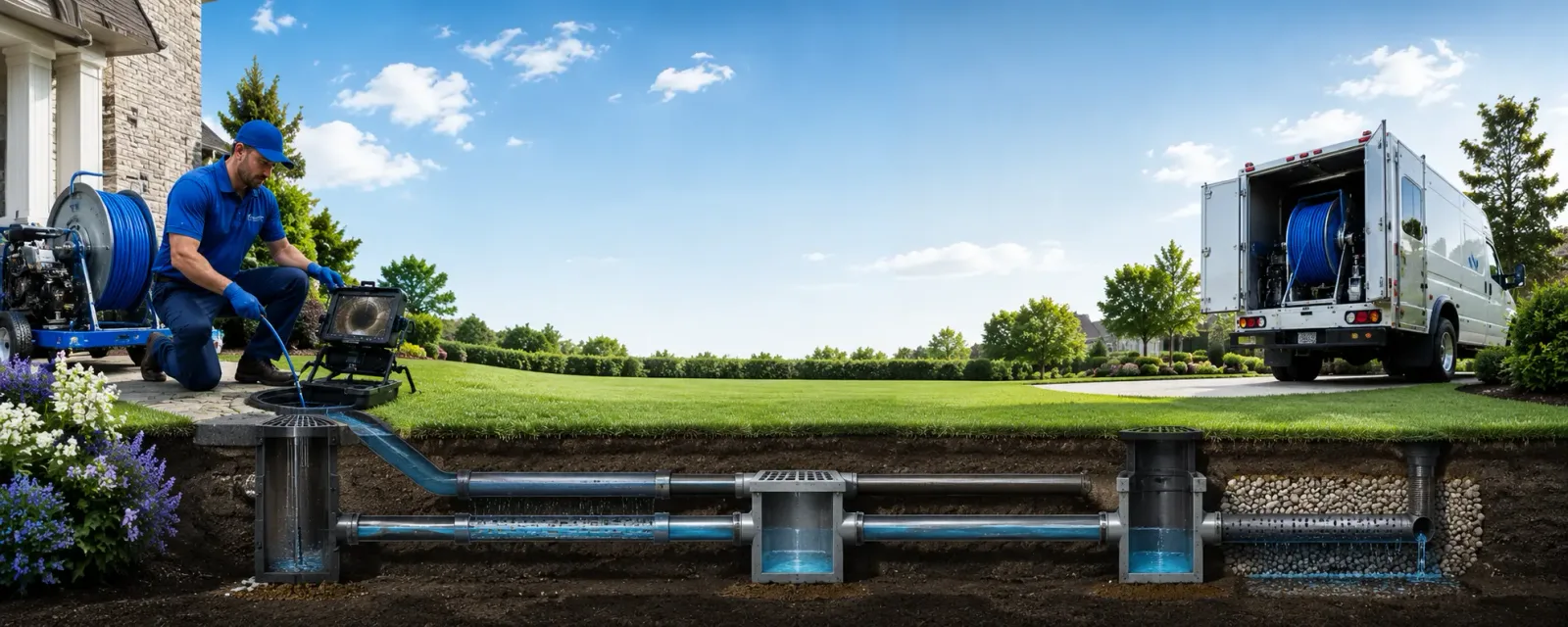 Outdoor drain cleaning information for Mindoro, WI
